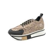 Dames Sneakers Gunnar Leer Fabi , Brown , Dames