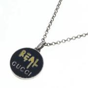 Pre-owned Silver necklaces Gucci Vintage , Gray , Dames