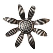 Pre-owned Metal brooches Yves Saint Laurent Vintage , Gray , Dames