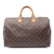 Pre-owned Canvas handbags Louis Vuitton Vintage , Brown , Dames