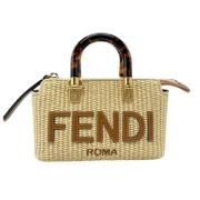 Pre-owned Raffia fendi-bags Fendi Vintage , Brown , Dames