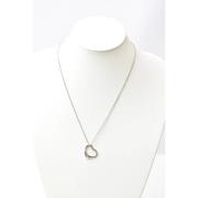 Pre-owned Metal necklaces Tiffany & Co. Pre-owned , Gray , Dames