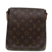 Pre-owned Canvas louis-vuitton-bags Louis Vuitton Vintage , Brown , Da...