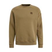 Zachte Fleece Crewneck Sweater voor Heren PME Legend , Brown , Heren