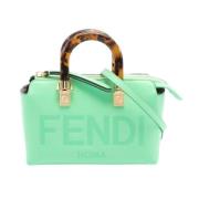 Pre-owned Leather fendi-bags Fendi Vintage , Green , Dames