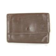 Pre-owned Leather key-holders Louis Vuitton Vintage , Brown , Dames