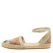 Pre-owned Canvas flats Burberry Vintage , Multicolor , Dames