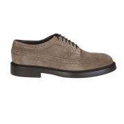 Zwaluwstaart Derby Schoenen Doucal's , Brown , Heren