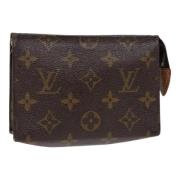 Pre-owned Canvas pouches Louis Vuitton Vintage , Brown , Dames