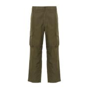 Cargo Broek Groene Militaire Stijl Stone Island , Green , Heren