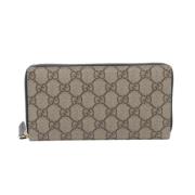 Pre-owned Plastic wallets Gucci Vintage , Beige , Dames