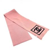 Pre-owned Cotton scarves Chanel Vintage , Pink , Dames