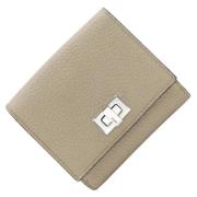 Pre-owned Leather wallets Fendi Vintage , Gray , Dames