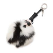 Pre-owned Fur key-holders Fendi Vintage , White , Dames