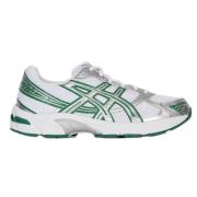 Witte Zilver Groene Hardloopschoenen Asics , White , Dames