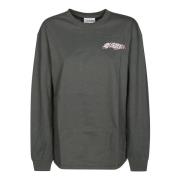 Loveclub Longsleeve T-shirt Ganni , Gray , Dames