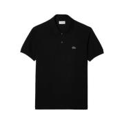 Klassieke Polo Zwart Katoen Piqué Lacoste , Black , Heren