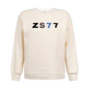 Stijlvol Sweatshirt voor Actieve Levensstijl Zoso , Beige , Dames