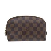 Pre-owned Canvas pouches Louis Vuitton Vintage , Brown , Dames