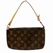 Pre-owned Canvas clutches Louis Vuitton Vintage , Brown , Dames