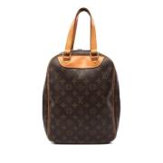 Pre-owned Canvas handbags Louis Vuitton Vintage , Brown , Dames