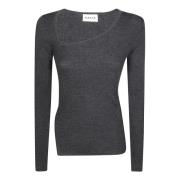 Asymmetrische Ribtrui P.a.r.o.s.h. , Gray , Dames