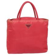 Pre-owned Nylon handbags Prada Vintage , Red , Dames