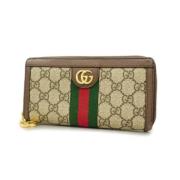 Pre-owned Plastic wallets Gucci Vintage , Brown , Dames