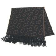 Pre-owned Wool scarves Fendi Vintage , Black , Unisex