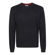 Stijlvolle Shetland Crewneck Sweater Sun68 , Black , Heren