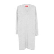 Grijze Gebreide Kasjmier Jurk Wild Cashmere , Gray , Dames