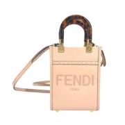 Pre-owned Leather fendi-bags Fendi Vintage , Beige , Dames