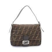 Pre-owned Canvas fendi-bags Fendi Vintage , Brown , Dames