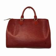 Pre-owned Leather louis-vuitton-bags Louis Vuitton Vintage , Red , Dam...