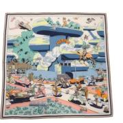 Pre-owned Silk scarves Hermès Vintage , Multicolor , Dames