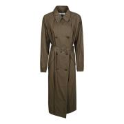 Tijdloze Katoenen Trenchcoat Isabel Marant Étoile , Beige , Dames