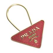 Pre-owned Fabric key-holders Prada Vintage , Red , Dames