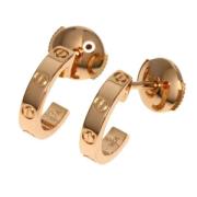 Pre-owned Rose Gold earrings Cartier Vintage , Yellow , Dames