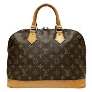 Pre-owned Fabric louis-vuitton-bags Louis Vuitton Vintage , Brown , Da...