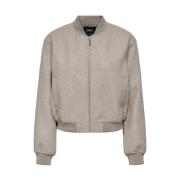 Stijlvolle Bomberjack Only , Beige , Dames