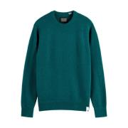 Zachte Gebreide Regular Fit Trui Scotch & Soda , Green , Heren