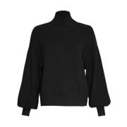 Stijlvolle Pullover MSCHMagnea Rachelle Moss Copenhagen , Black , Dame...