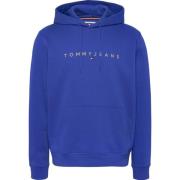 Blauwe Sweatshirt met Schuifsluiting Tommy Jeans , Blue , Heren