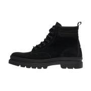 Josh Suede Black Filling Pieces , Black , Heren