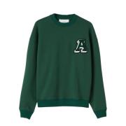 College A Sweatshirt Axel Arigato , Green , Heren