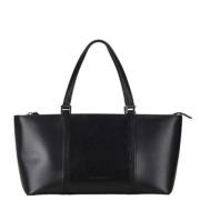 Pre-owned Leather burberry-bags Burberry Vintage , Black , Dames