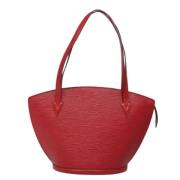 Pre-owned Leather louis-vuitton-bags Louis Vuitton Vintage , Red , Dam...