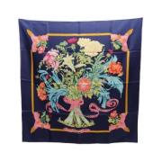 Pre-owned Silk scarves Hermès Vintage , Multicolor , Dames