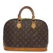 Pre-owned Canvas louis-vuitton-bags Louis Vuitton Vintage , Brown , Da...