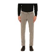 Gemarmerd Stretch Chino Broek Mason's , Green , Heren